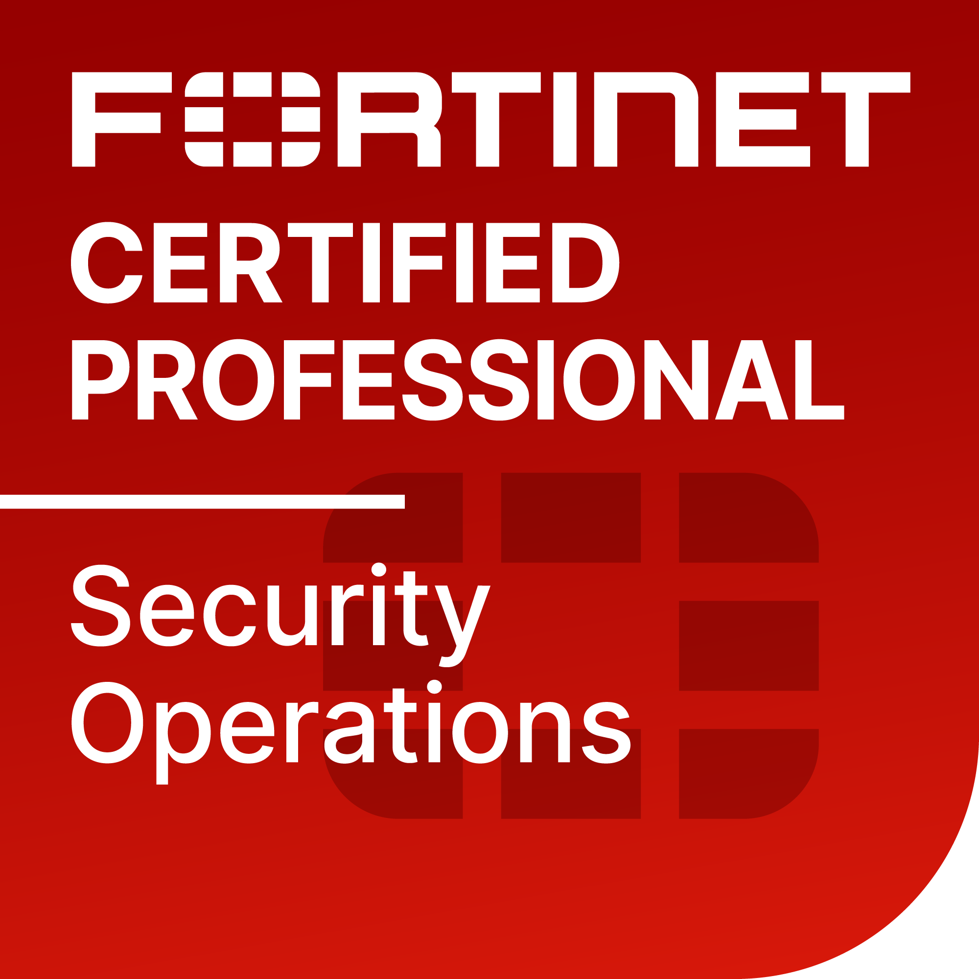 Fortinet Certified Professional in Security Operations Certification
